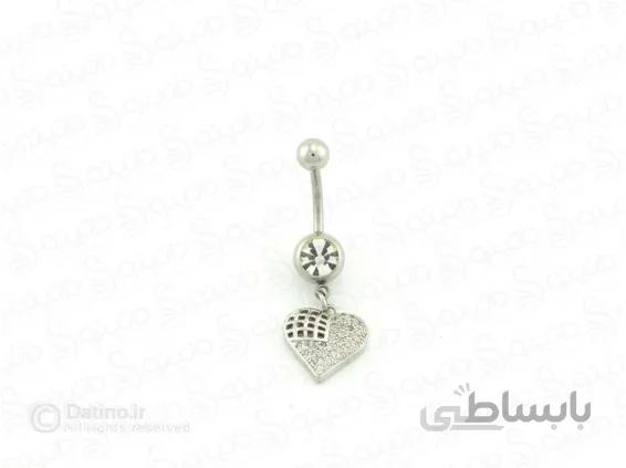 پیرسینگ ناف طرح قلب piercing-10003
