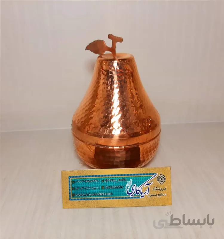 قندان مسی گلابی زنجان کد 13263266440