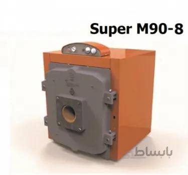 دیگ چدنی لوله و ماشین سازی ایران(با پانل)، (MI3) مدلSUPER M90-8