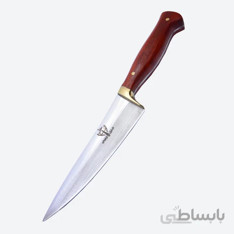 چاقوی اشپزخانه دسته چوبی منوچهر زنجان