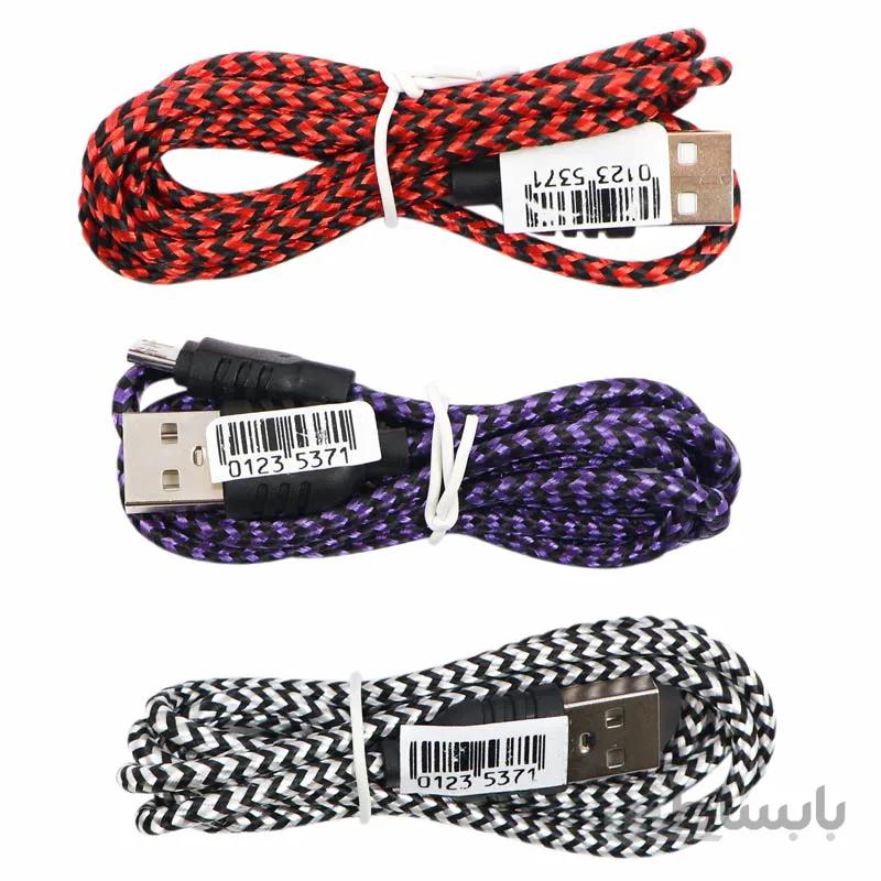 کابل شارژر میکرو یو اس بی کنفی ا Hemp Braided MicroUSB cable