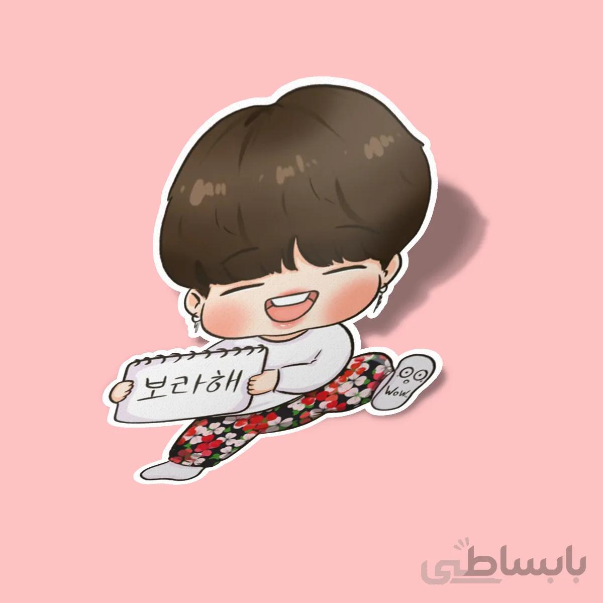 استیکر RUN BTS Jimin