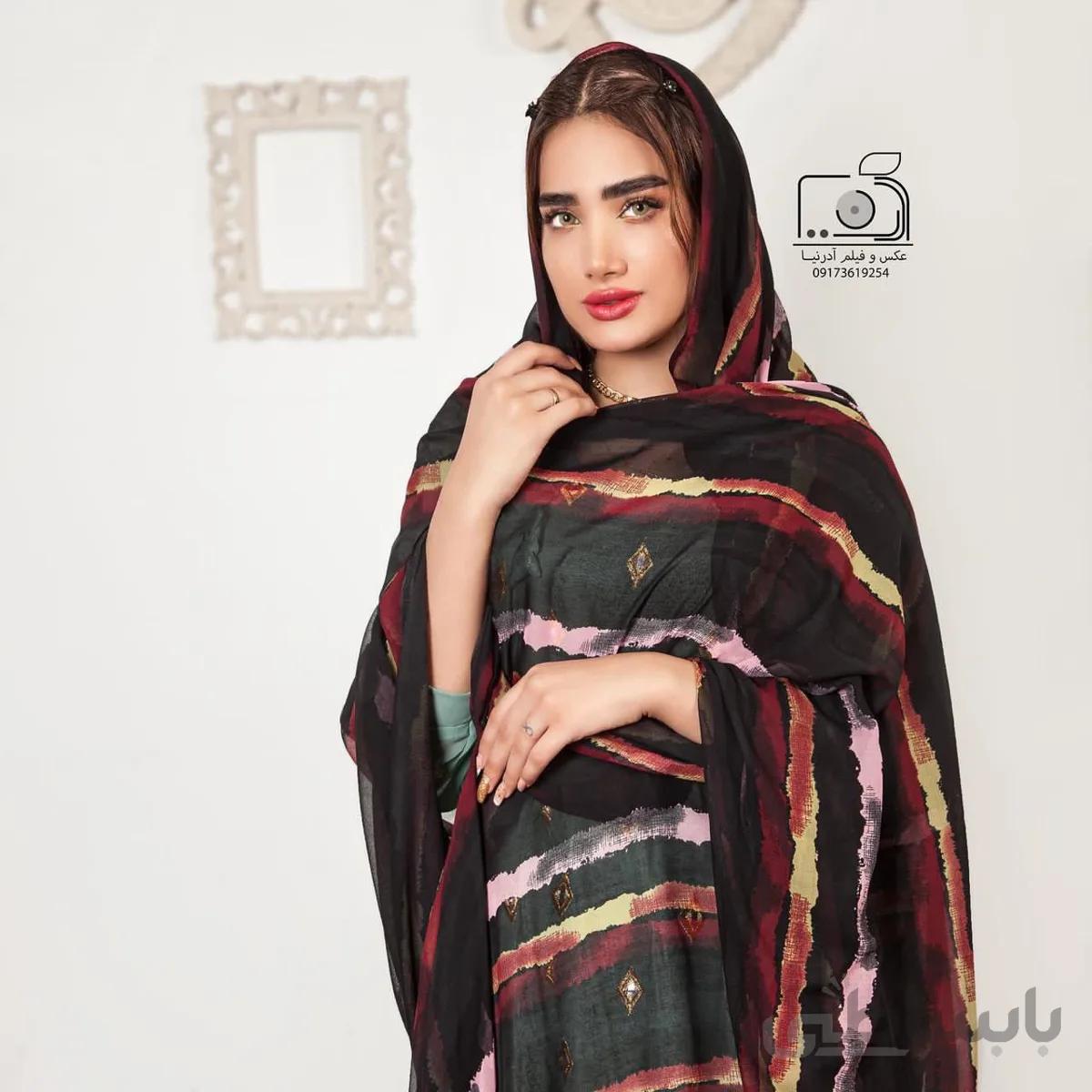 چادر رنگی راه راه n421