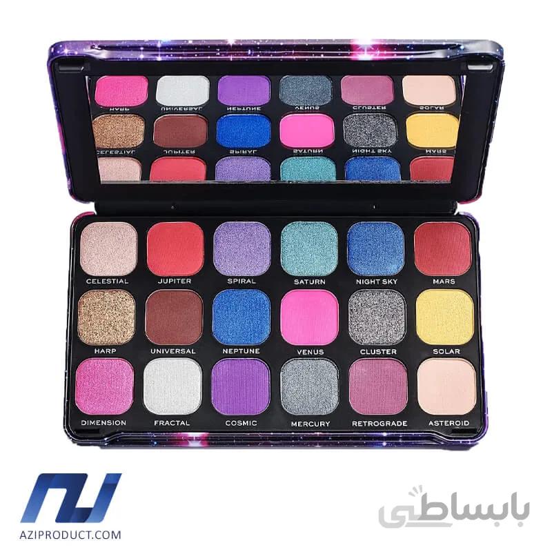 پالت سایه چشم 18 رنگ رولوشن سری Forever Flawless مدل Constellation