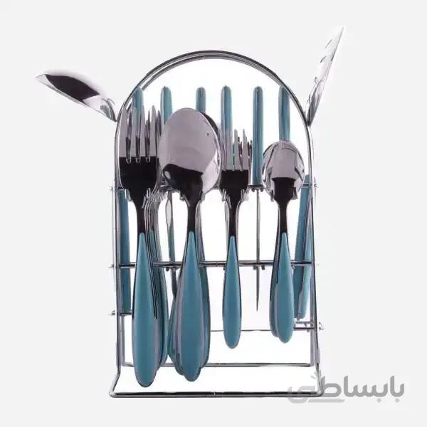 سرویس 33 پارچه قاشق و چنگال رنگی نیوهوم NEW HOME