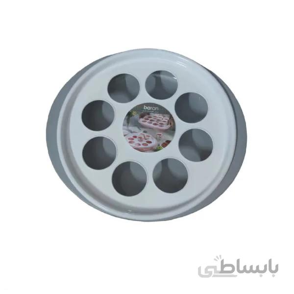 سینی پذیرایی 9 حفره گرد باران