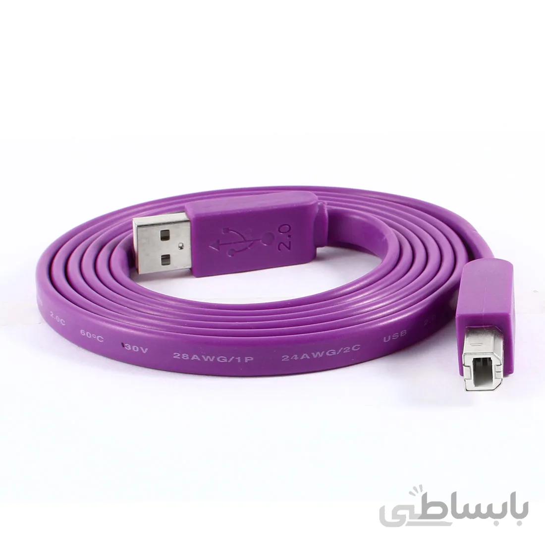 کابل پرینتر فلت 1.5 متری (FLAT)