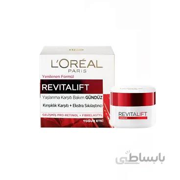 کرم ضد چروک و ضد پیری (روز) مدل Revitalift حجم 50 میل لورال Loreal Revitalift Day Cream 50m