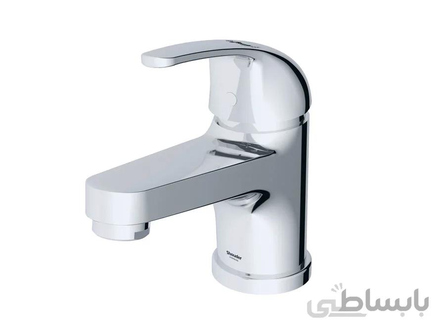 شیر روشویی ثابت شودر مدل اطلس (کروم) ا Shouder کد 297242