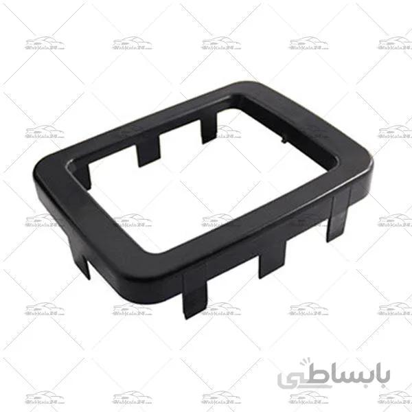 قاب دور دنده استیل پژو 206 طرح RC مشکی