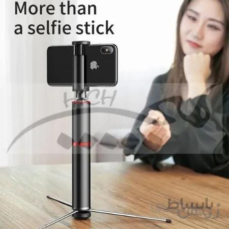 مونوپاد و سه پایه شاتر دار بیسوس Baseus Fully Folding Selfie Stick SUDYZP-D1S