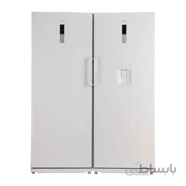 یخچال فریزر دوقلو امرسان 16 فوت مدل دیاموند _ RH16D / FN16D ا Emersun 16 Foot Diamond RH16D-FN16D twin freezer refrigerator