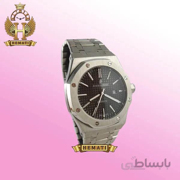 ساعت مردانه تک موتوره اودمار پیگه Audemars Piguet Royal Oak ap1105 نقره ای