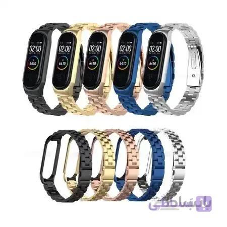 بند فلزی دستبند سلامتی شیائومی مدل Mi Band 4