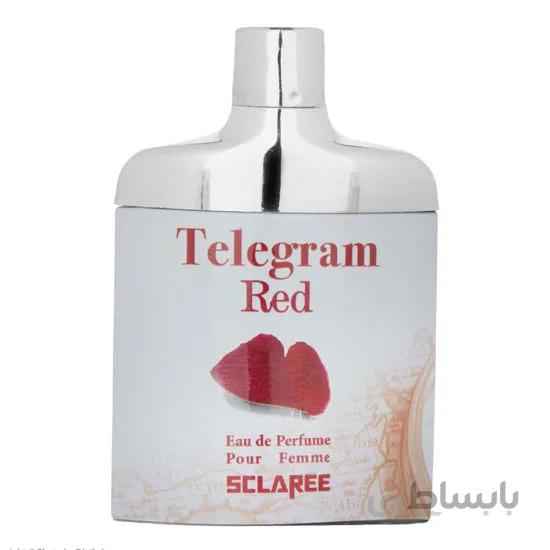ادو پرفیوم زنانه اسکلاره مدل SCLAREE Telegram Red حجم 85 میلی لیتر ا SCLAREE Telegram Red Eau De Parfum For men 85ml
