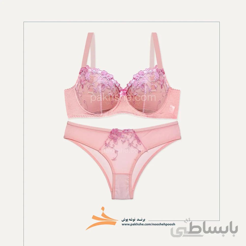 ست تورگاز گلبهی فنردار برند نوشه پوش کد 55069