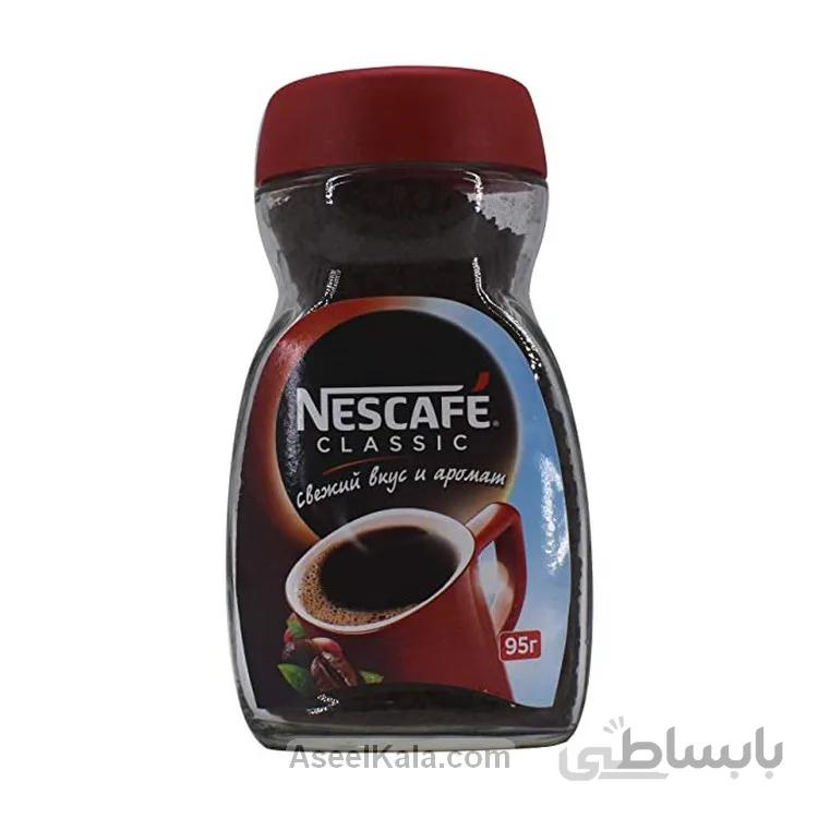 قهوه فوری مارک نسکافه NESCAFÉ کلاسیک وزن 100 گرم