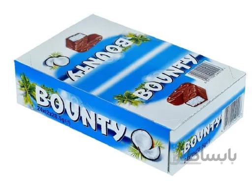 شکلات نارگیلی بونتی بسته 24عددی