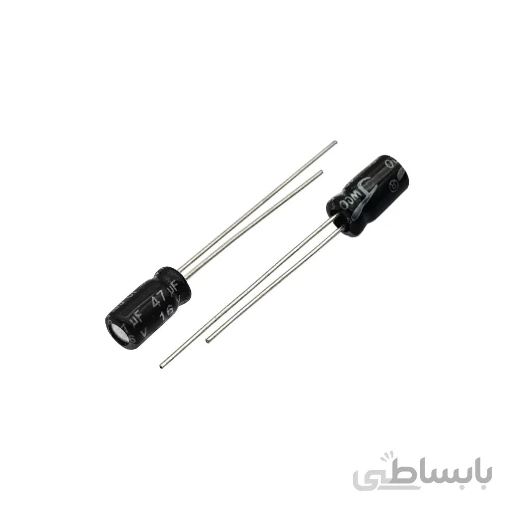 خازن الکترولیت 47uF 16V