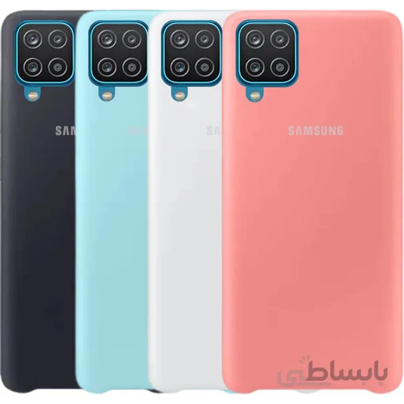 قاب گوشی سامسونگ Samsung Galaxy A12 مدل سیلیکونی ا Silicone Cover Case for Samsung Galaxy A12