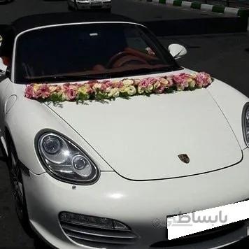 گل آرایی ماشین عروس شماره ۲۴۴