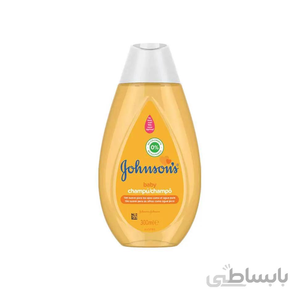 شامپو نوزاد طلایی جانسون 300 میل Johnsons