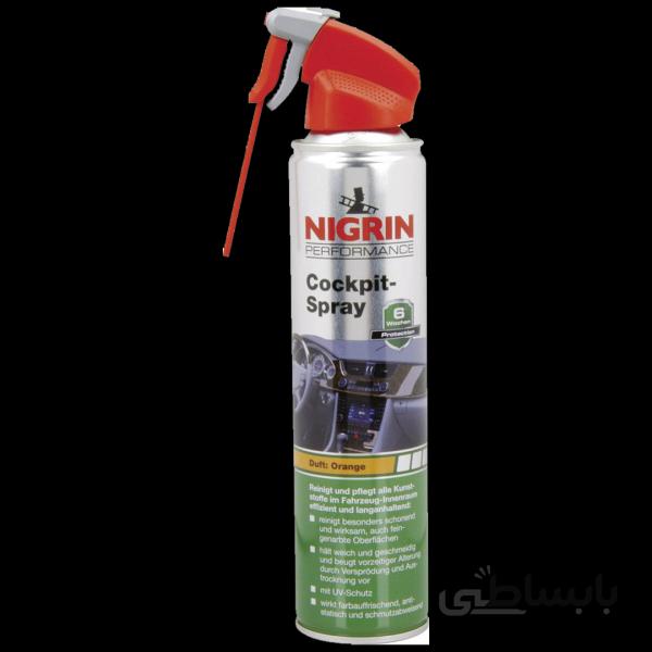 اسپری داشبورد خودرو با رایحه پرتقالی نیگرین - NIGRIN Performance Cockpit-Spray