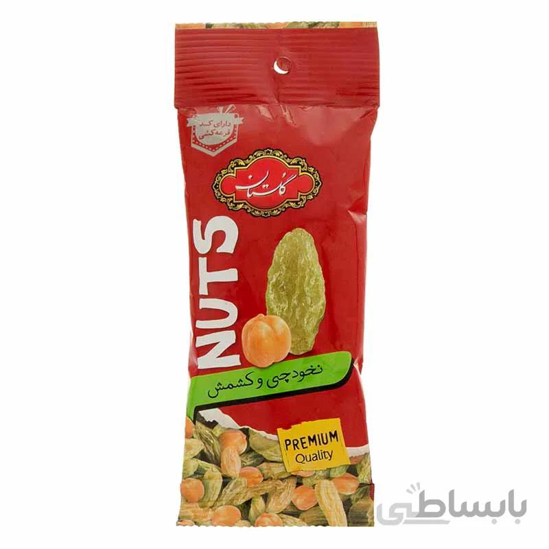 مخلوط نخودچی و کشمش گلستان 30 گرمی