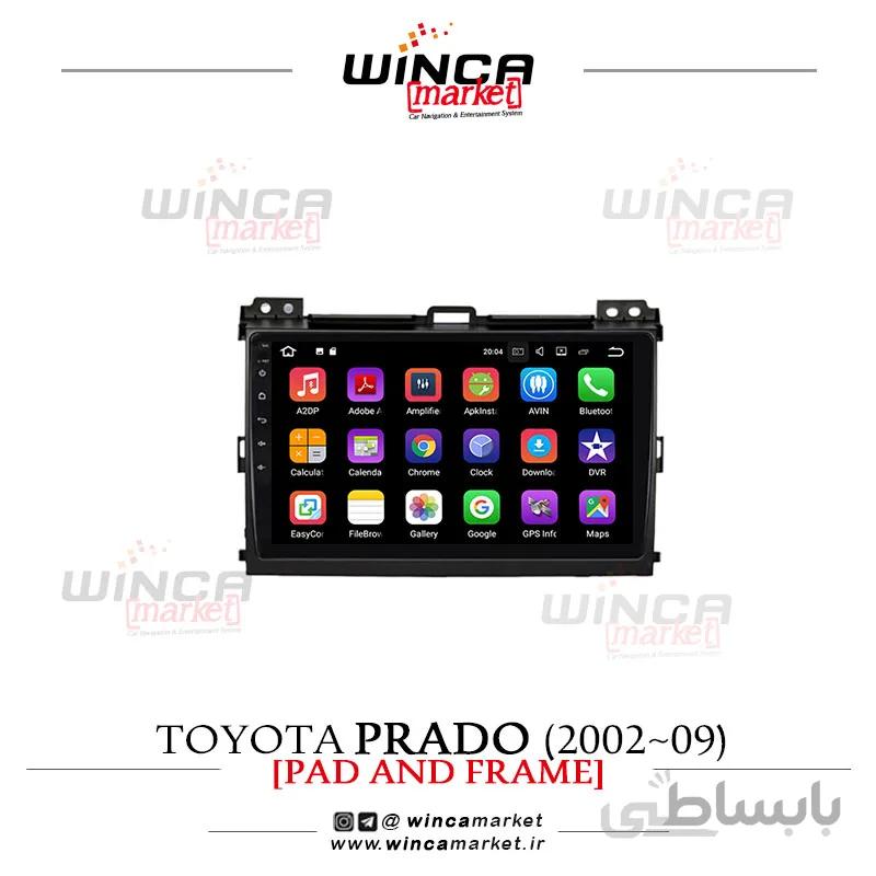 مانیتور تویوتا پرادو Prado (2002-2009) فابریک اندروید سری M150-M100