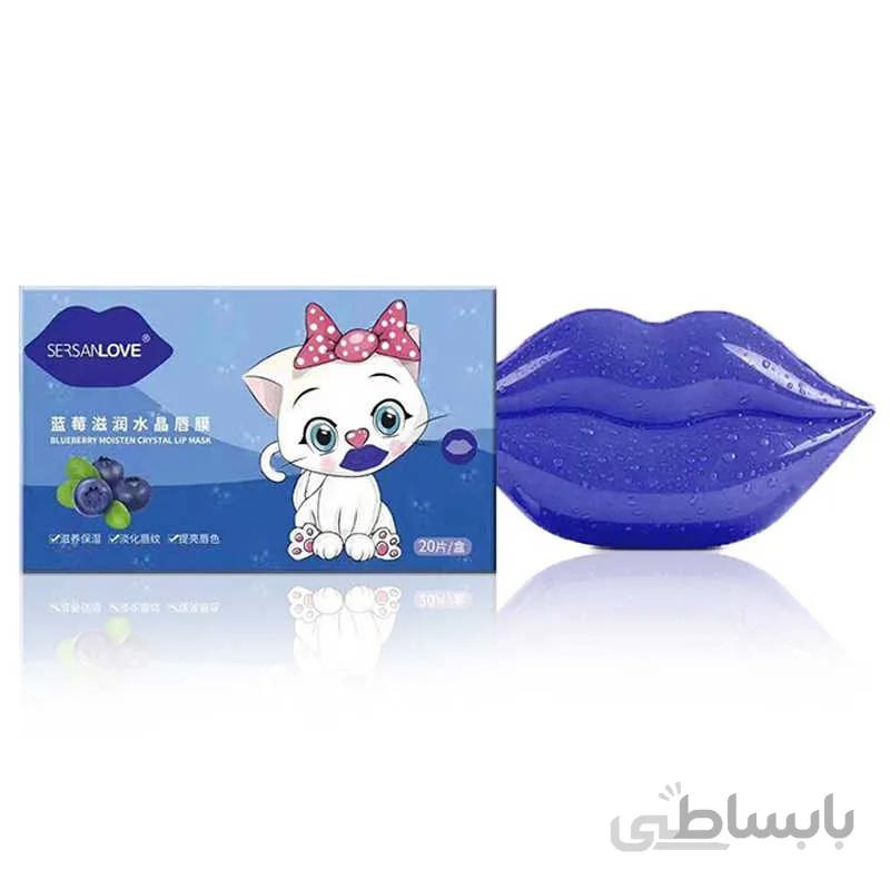 ماسک لب کاسه ای بلوبری SERSAN LOVE
