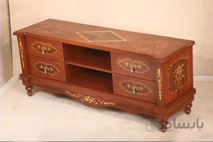 میز تلویزیون چوبی مدل کاسپین کد ۱۰۱۷۵۲