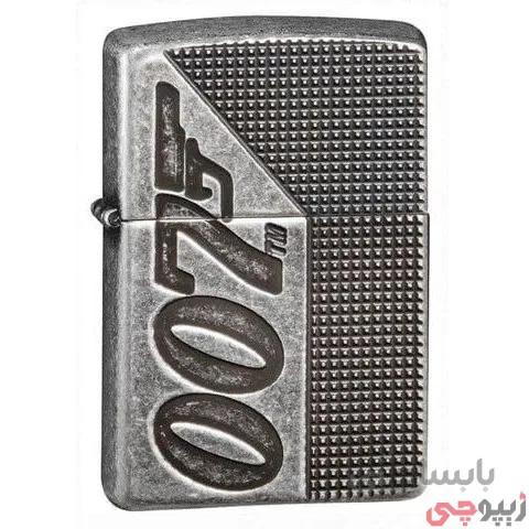 فندک زیپو اصل کد ۴۹۰۳۳ – Original Zippo Bond BT 007 Gun Logo