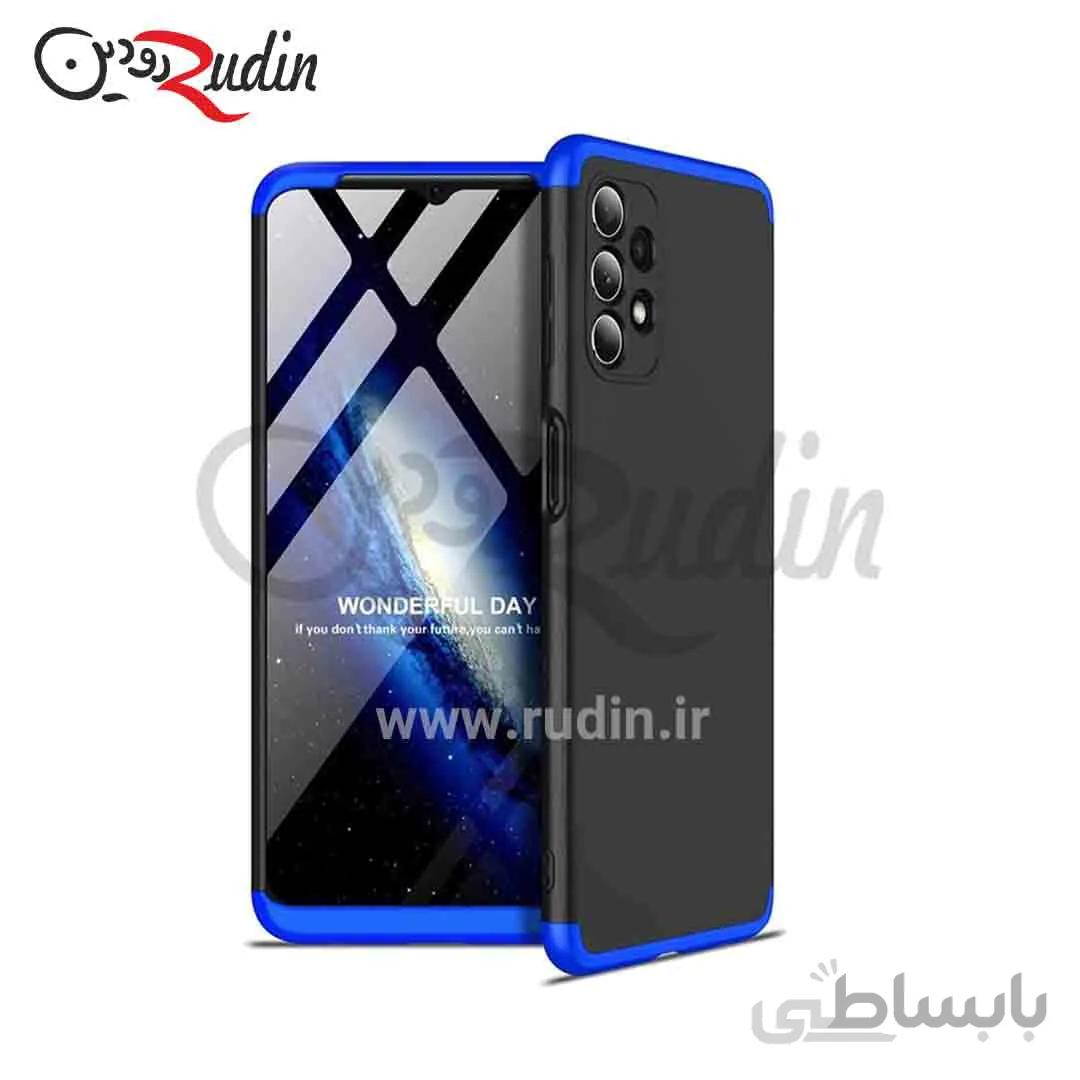 کاور ۳۶۰ درجه مدل GKK مناسب سامسونگ A52 4G/5G مشکی دور آبی