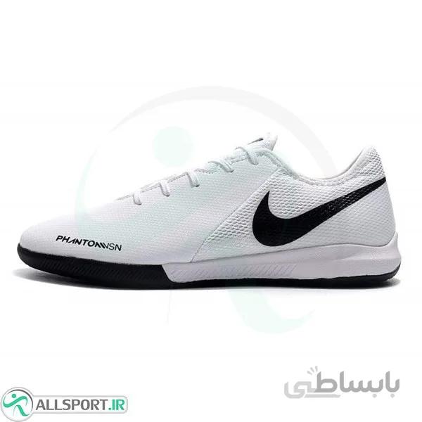 کفش فوتسال نایک فانتوم طرح اصلی سفید Nike Phantom White Black Red