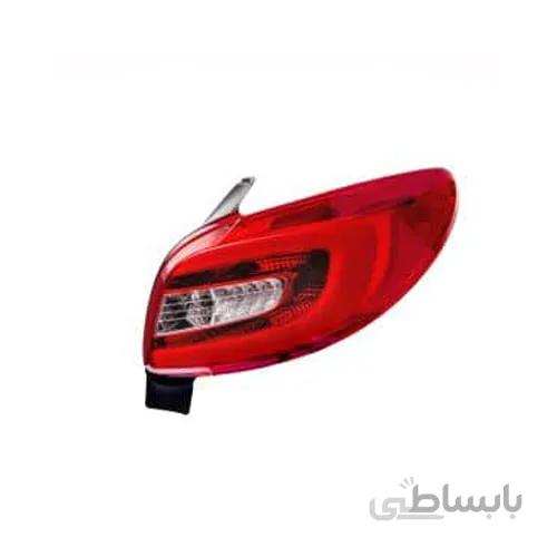 چراغ خطر عقب پژو 207 راست کامل با لامپ و LED