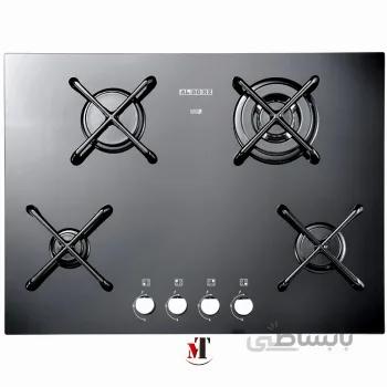 اجاق گاز ۴ شعله شیشه ای استیل البرز مدل C-4701 ا oven of Alborz Steel model C4701
