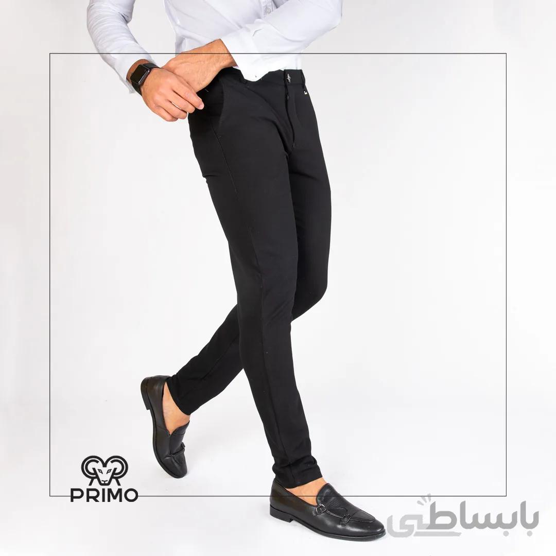 شلوار پارچه فاستونی مردانه مدل گلدوزی 3161/412