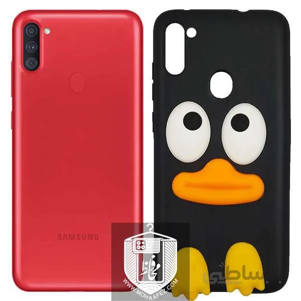 قاب ژله ای سامسونگ A11 / M11 طرح اردک کد SA522