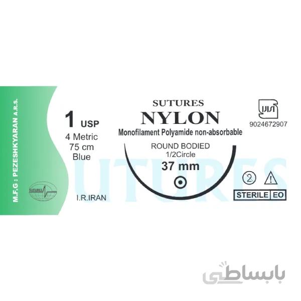 نخ جراحی نایلون سوچرز Sutures بسته 24 عددی