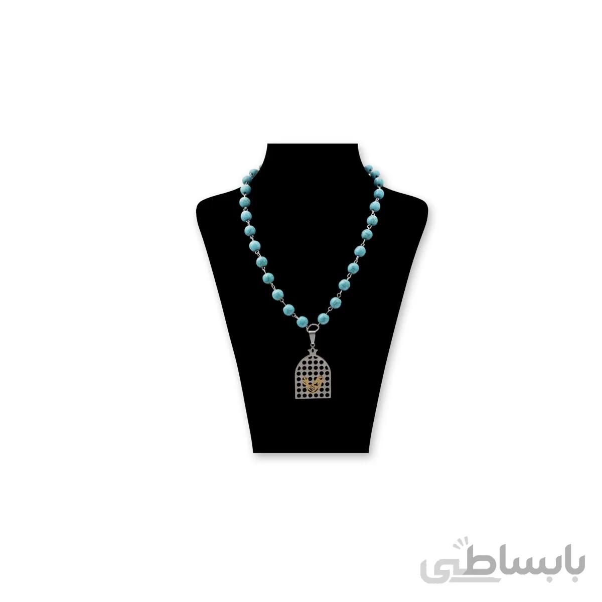 گردنبند طرح مرغ آمین