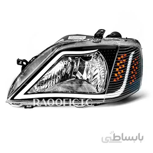 چراغ جلو اسپرت تندر 90 طرح آکورد سفید ا Acorde Front Light For Renault L90 Headlights