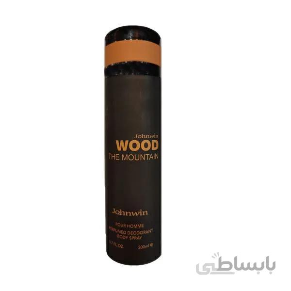 اسپری مردانه جانوین مدل Wood The Mountain
