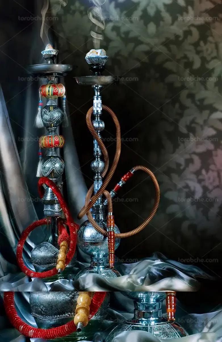 عکس قلیان قدیمی با کیفیت