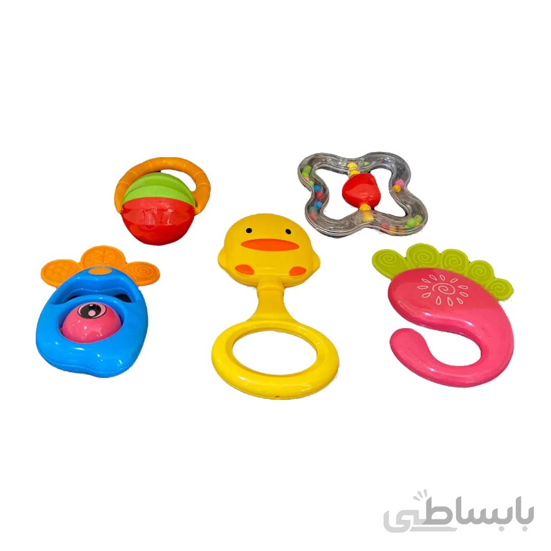 جغجغه مدل Baby Rattles بسته 5 عددی