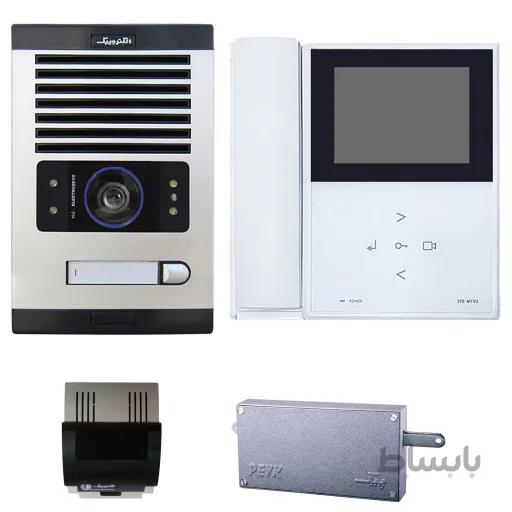 پکیج 1 واحدی کامل آیفون تصویری الکتروپیک 592 - 1086 سفید