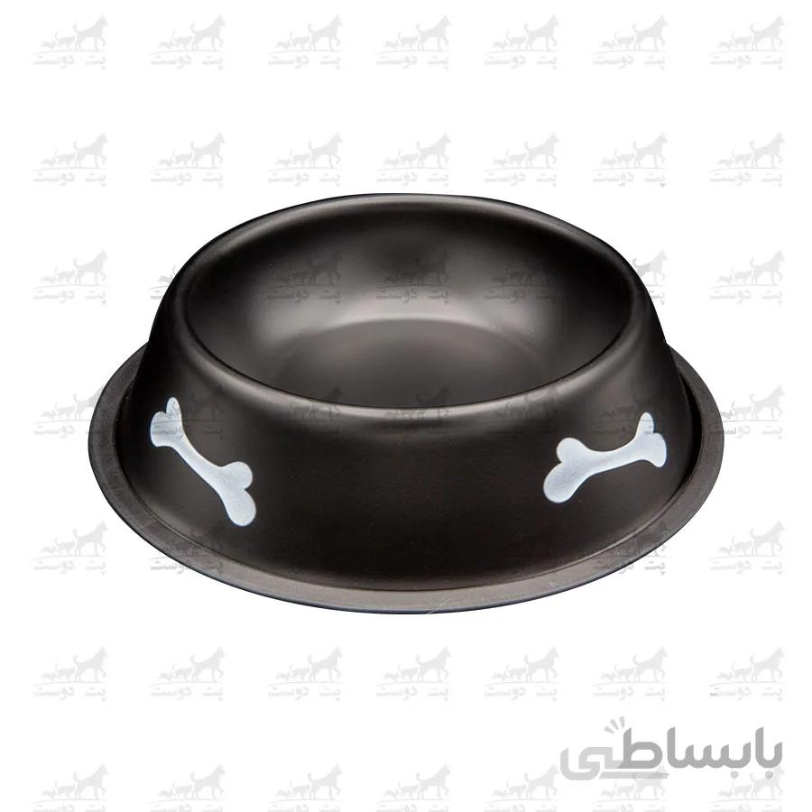 ظرف آب و غذا استیل رنگی 26 سانتی متر کد 13113