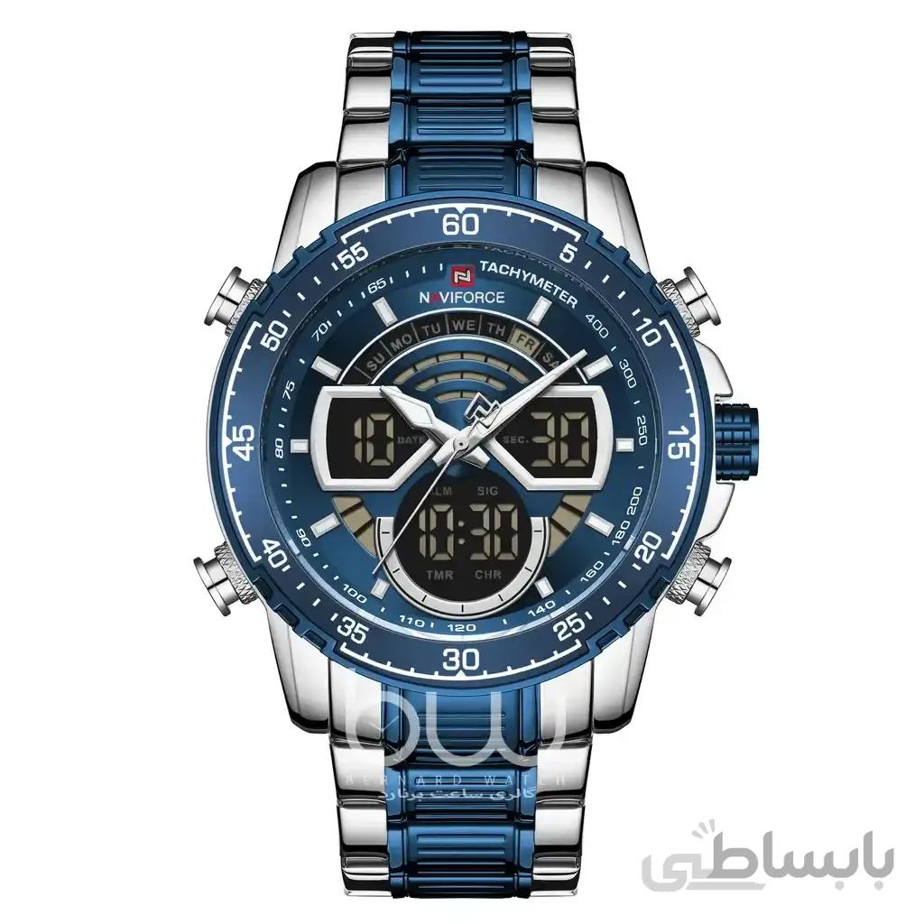 ساعت نیوی فورس مردانه | Naviforce 9189 Silver Blue