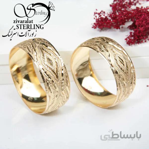 النگو طرح طلا مدل قلمکار