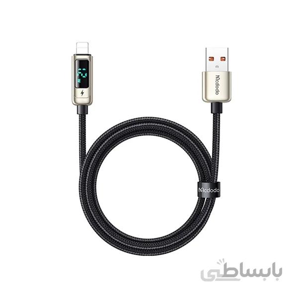 کابل شارژ هوشمند لایتنینگ مک دودو Mcdodo Ca-9941 Digital Display Pro Lightning Cable 1.2M