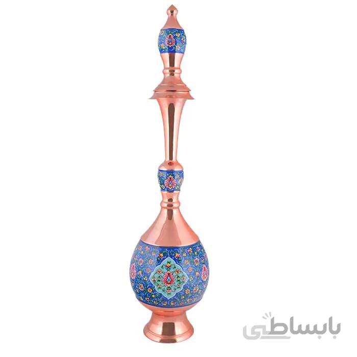 تنگ مسی طرح پرداز اثر آقاجانی ارتفاع 57 سانتی متر کدC-473